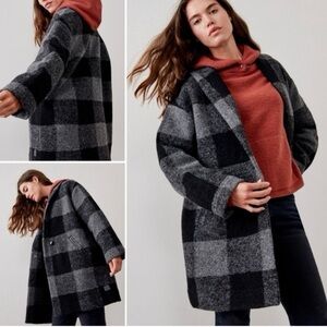 Roots Gray Wool Blend Jacket NWT